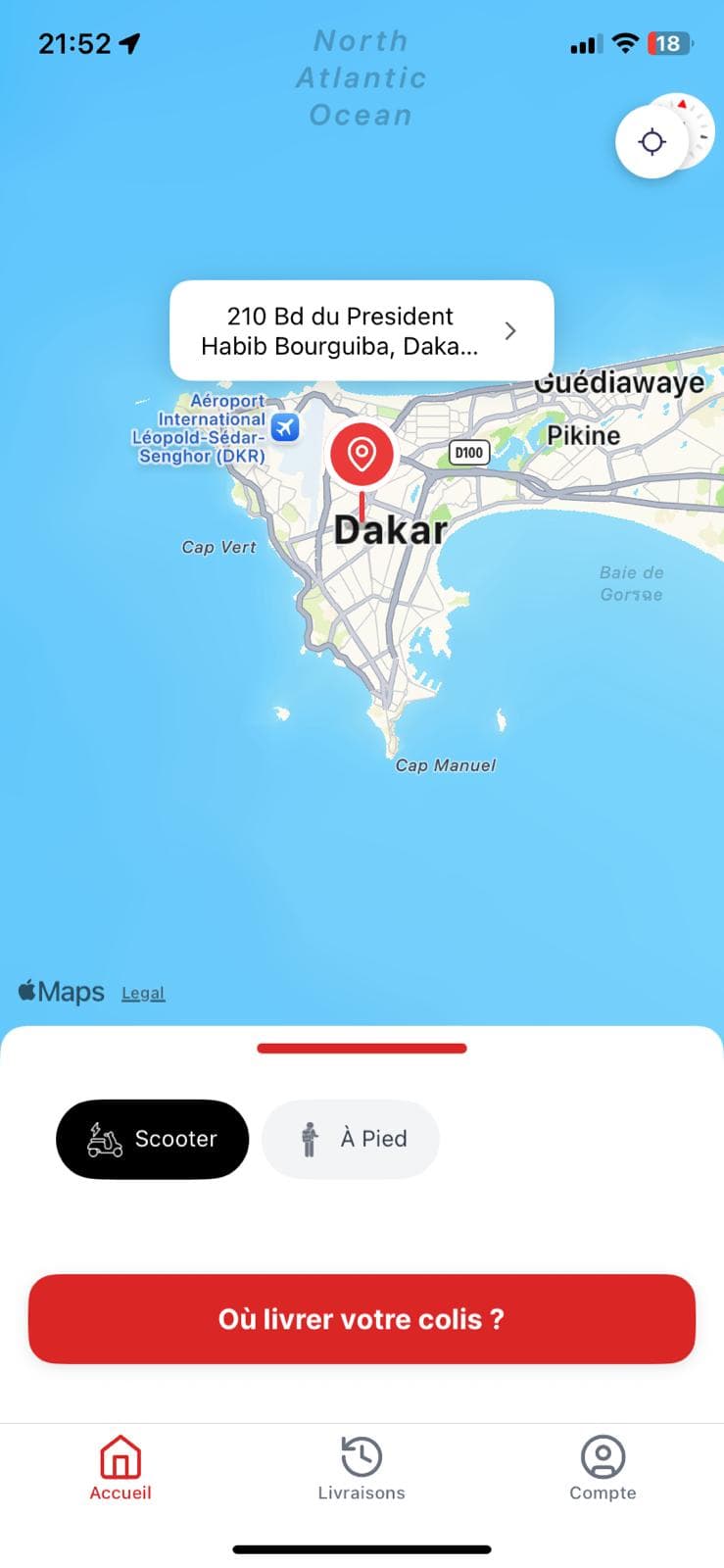 Application mobile Tiak-Tiak